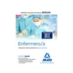 ENFERMERO/A DEL SERVICIO GALLEGO DE SALUD (SERGAS). TEMARIO PARTE ESPECIFICA VOLUMEN 4